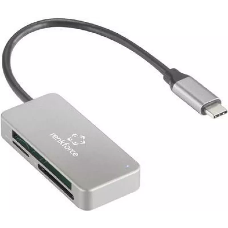 Renkforce RF-PCR-210 USB išmaniojo telefono / planšetinio kompiuterio kortelių skaitytuvas (RF-5151020)