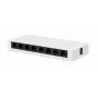Nevaldomas komutatorius GEMBIRD NSW-G8-01 — 8× Gigabit Ethernet (10/100/1000), baltas, DC 5V