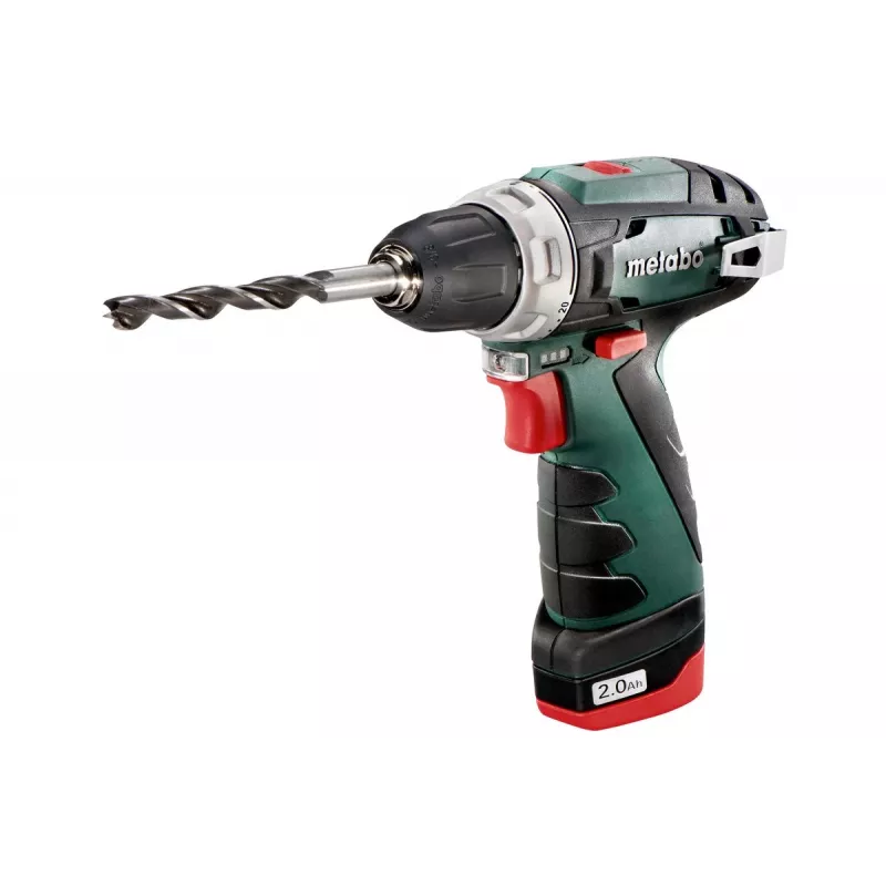 Tiesinis gręžtuvas Metabo POWERMAXX BS BASIC 1400 aps./min 800 g Fuksija, žalia
