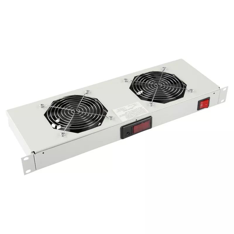 Lanview RAF300WH - Balta - Plienas - 2 ventiliatoriai - 280 m³/h - 1U - 19 (RAF300WH)