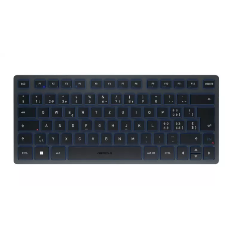 Belaidė klaviatūra CHERRY KW 7100 MINI BT QWERTZ šveicarų mėlyna