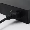 Ethernet PoE Switch QOLTEC 52289 — 4x RJ45 PoE prievadai, 2x RJ45 aukštynkryptis prievadas, 65W galios biudžetas