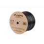 Tinklo kabelis LANBERG Cat5e U/UTP LCU5-21CU-0305-BK, 305 m, 24 AWG, PVC apvalkalas, juodas