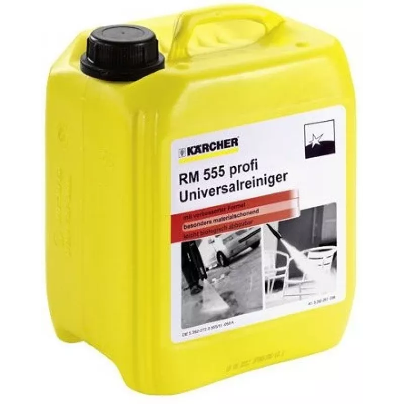 Įrangos valymo skystis Karcher RM 555 5000 ml, geltonas, pavojingas aplinkai