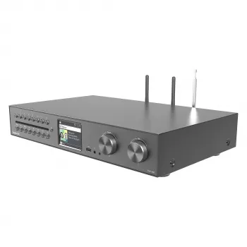 Telestar 5700550 internetinis radijas Skaitmeninis Juoda, Metalinė