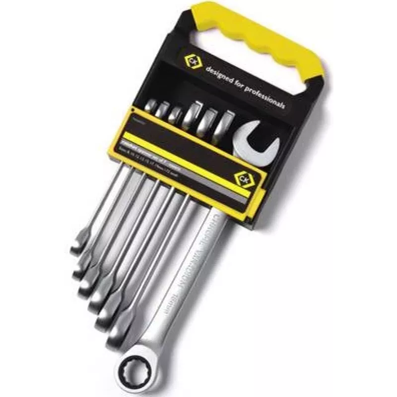 Žiedinių veržliarakčių rinkinys c.k tools T4344M7ST — 7 vnt. 8–19 mm