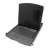 Stovo konsolė VALUE 26.99.0162 — 17 colių (43,2 cm) 1280×1024 1U, USB klaviatūra/pelė, juoda