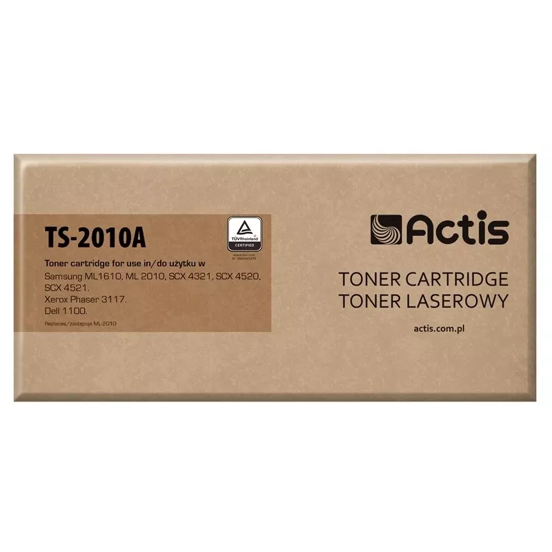 Actis TS-2010A toneris (pakaitalas Samsung ML-1610D2/ML-2010D3; Standartinis; 3000 puslapių; juodas)