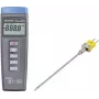 VOLTCRAFT K101 + TP 203 temperatūros matavimo prietaisas -200 iki +1370 °C K tipo zondas