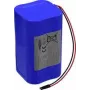Ansmann 4S1P akumuliatorių blokas 4x 18650 laidas Li-Ion 14.4V 2600mAh blokas 14.4 V (2447-3036-60)