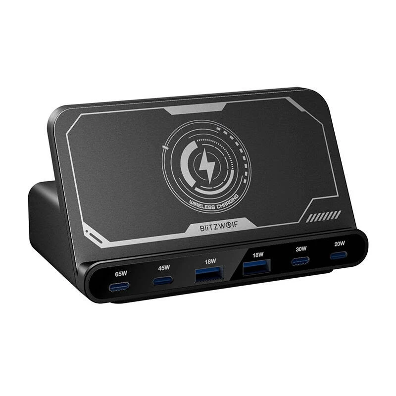 Įkroviklis BlitzWolf BW-S27 160 W, 2×USB-A, 4×USB-C