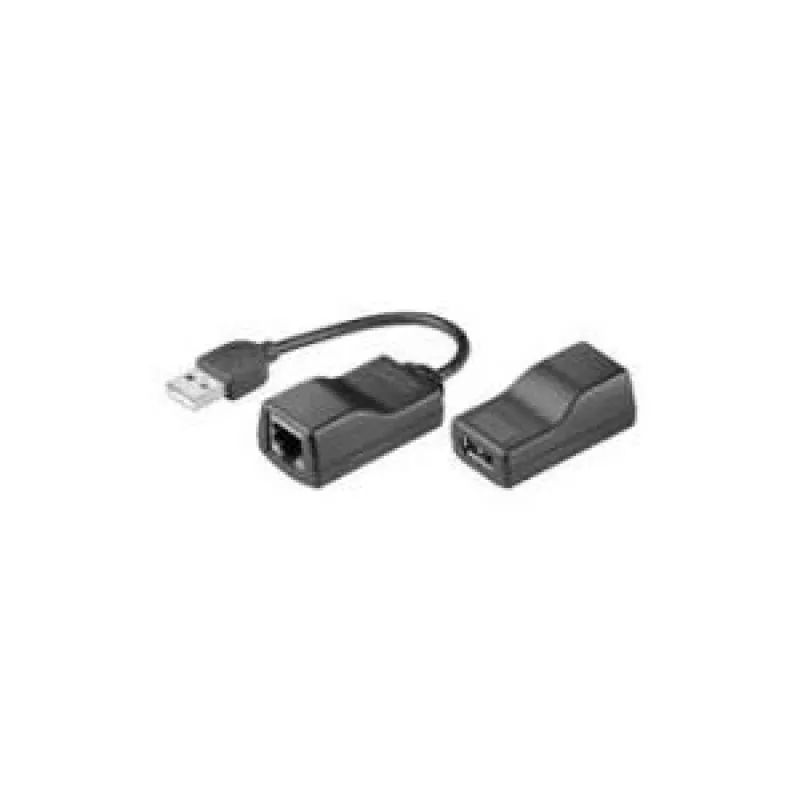 Wentronic Goobay CAT 5/5a/6 USB 1.1 konverteris - perduoda USB signalus tinklo kabeliu iki 40 m (93321)