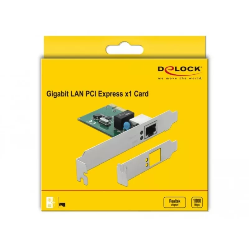 Tinklo plokštė DeLOCK 90381 vidinė Ethernet 100 Mbit/s