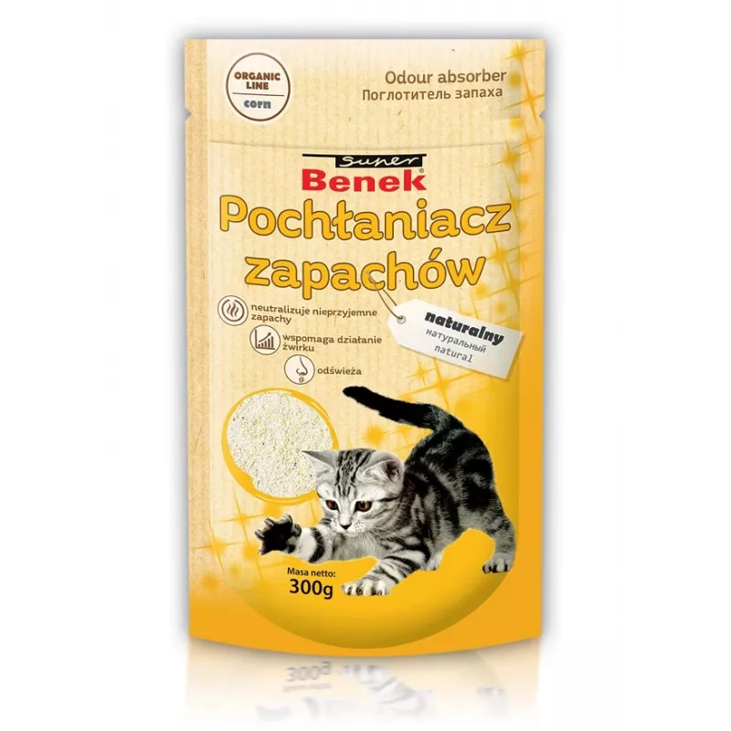 Naminių gyvūnėlių kvapo ir dėmių valiklis CERTECH 10241 (CERTECH Super Benek) — kačių šlapimui, 450 g, plaunamas, saugus naminiams gyvūnėliams