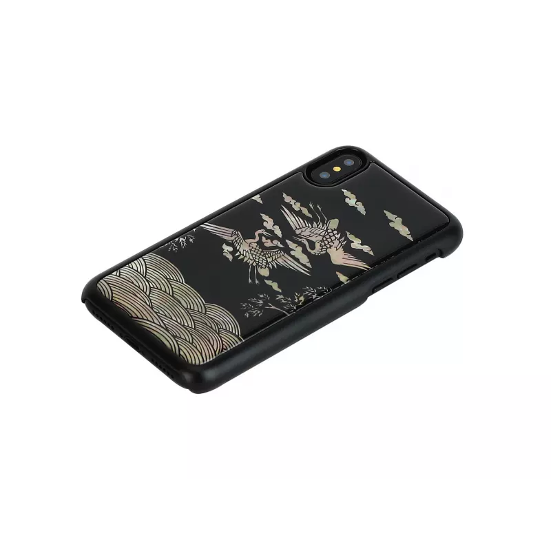 iKins išmaniojo telefono dėklas iPhone XS / XS Max — Crane Juoda apsauginis apvalkalas