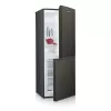 Šaldytuvas-šaldiklis MPM MPM-215-KB-39/E — 215 l, apatinis šaldiklis, tamsus inoksas, apgręžiamos durys, LED apšvietimas
