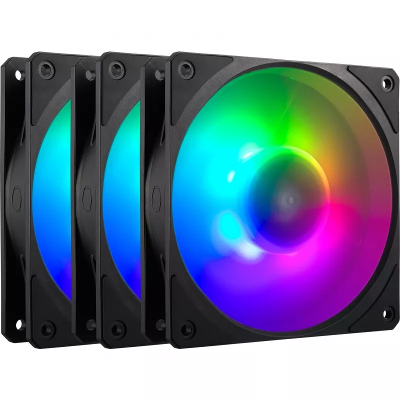 COOLER MASTER ventiliatorių rinkinys Mobius 120P ARGB, 3 vnt.
