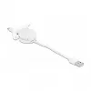 Laidas DeLOCK Easy 45 modulis USB 2.0 ištraukiamas laidas USB Type-A į 8 Pin Lightning moteriška balta