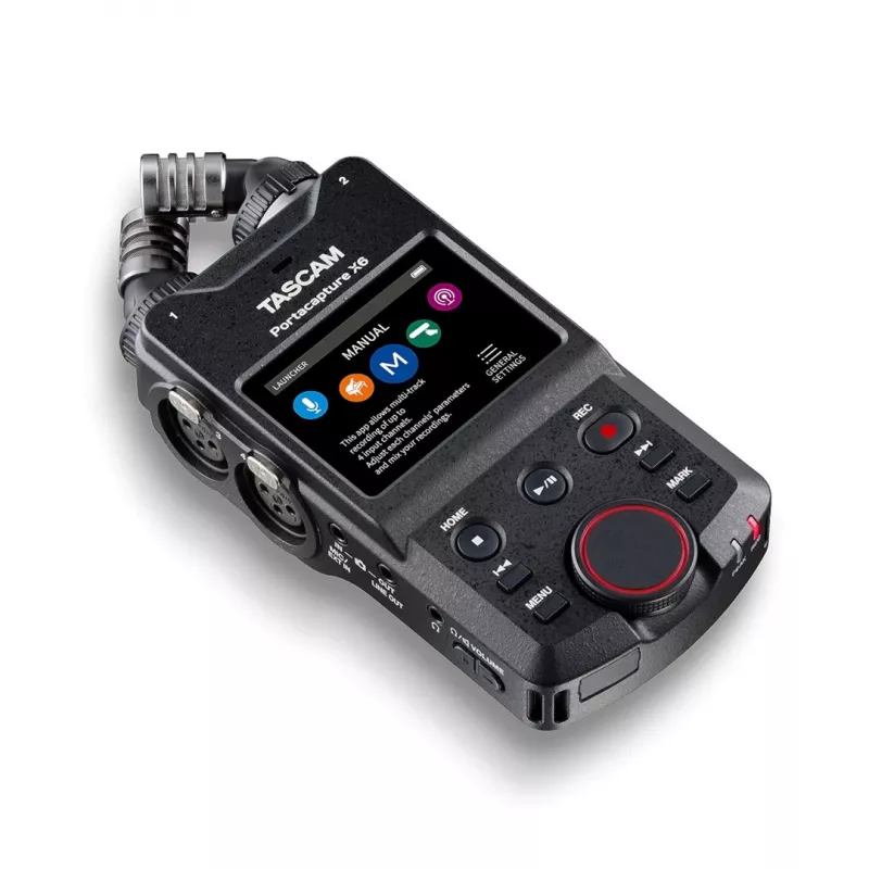 Tascam Portacapture X6 - nešiojamas, didelės raiškos daugiakanalis įrašymo įrenginys