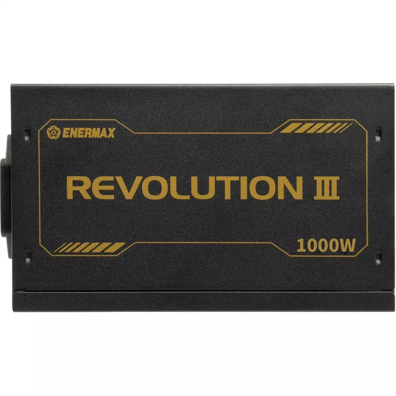 Maitinimo blokas ENERMAX ERV1000G-AHG-MAC, 1000 W, 20+4 kontaktų ATX, visiškai modulinis, 80 PLUS Gold, juodas