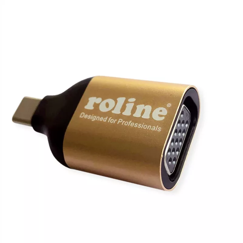 ROLINE 12.03.3233 USB grafikos adapteris 1920 x 1080 pikselių auksinis (12.03.3233)
