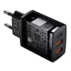 Baseus 30W USB įkroviklis QC PD3.0 Type C PD greitasis įkrovimas greitasis telefono įkroviklis, skirtas iPhone 17 16 15 14 13 12 Pro Max Xiaomi Samsung
