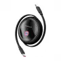 USB-C įkrovimo laidas Baseus P10364500113-Z2, 100W, juodas, USB-C į USB-C
