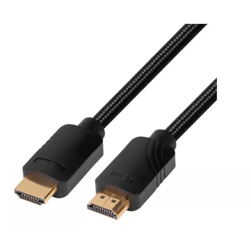 HDMI Premium Cable v 2.1 2m juodas sukurtas žaidėjams
