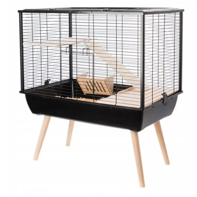 Zolux Cage Neo Muki didelis graužikams H58, juoda