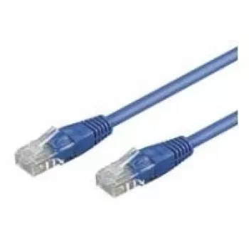 Wentronic Goobay CAT 5e komutacinis kabelis, U/UTP, mėlynas, 20 m - CCA vario mišinys (68360)