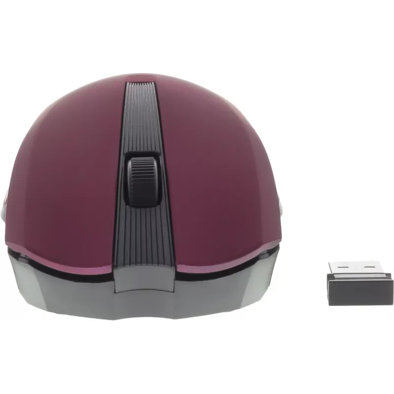 2.4 GHz optinė simetrinė belaidė pelė, 3 mygtukai, violetinė