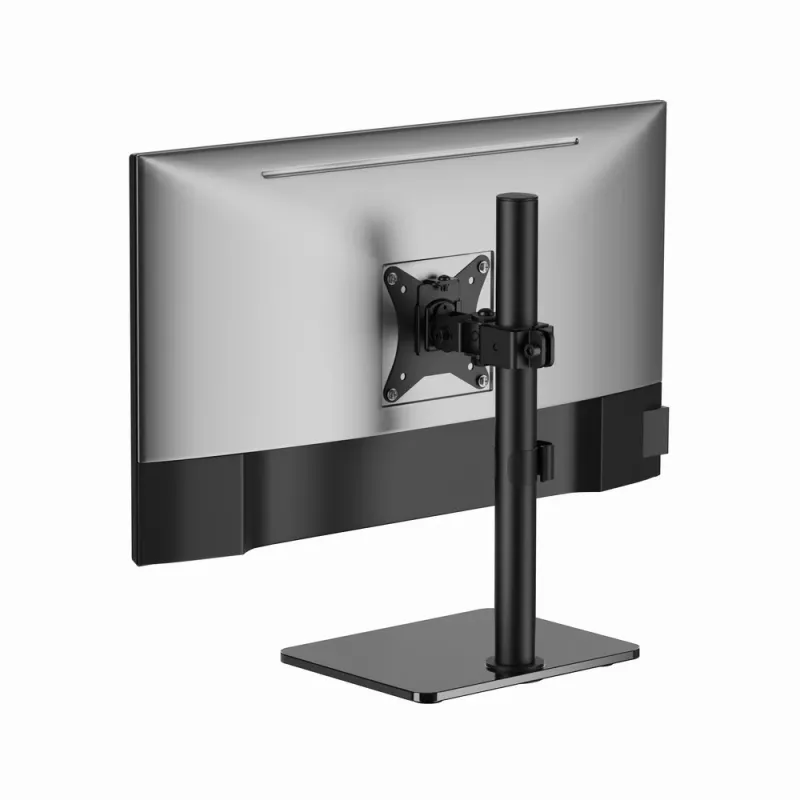 Monitoriaus stalo stovas GEMBIRD MS-D1ST-03 pilno judesio 17–32 colių ekranams, plieninis, juodas, VESA 75x75–100x100, 9 kg