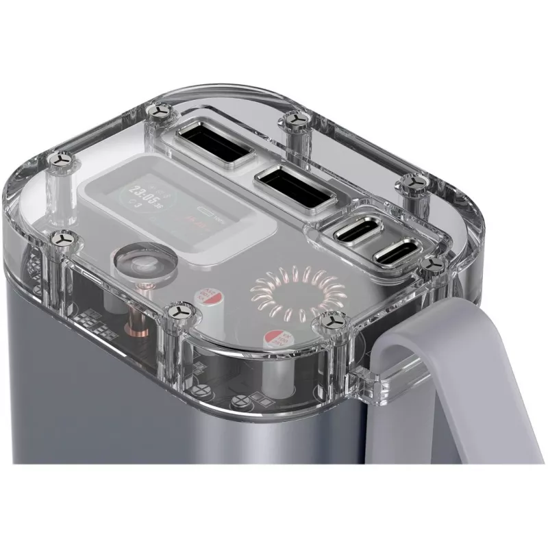 Išorinė baterija Lucid Ultra 40000mAh 100W pilka