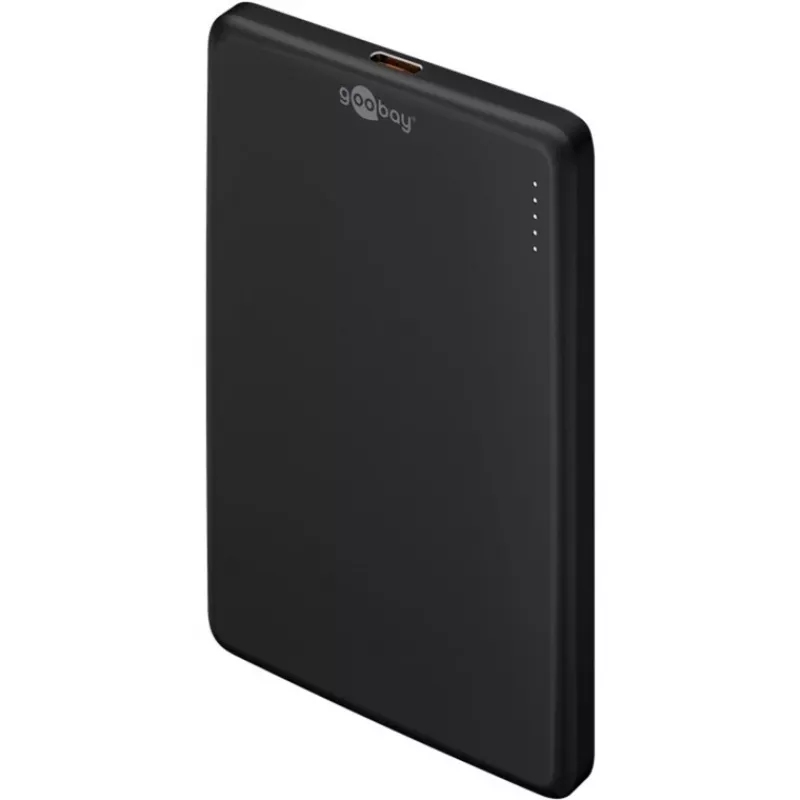 Goobay Magnetinė Belaidė Išorinė Baterija | 70182 | 5000 mAh | USB-C | Juoda