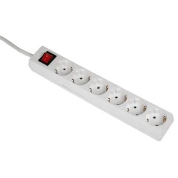 Hama 00108833 apsauga nuo viršįtampių Balta 6 kintamosios srovės lizdai (-ų) 230 V 5 m