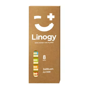 LINOGY AA Li-ion Pro baterijų rinkinys - 8 vnt.