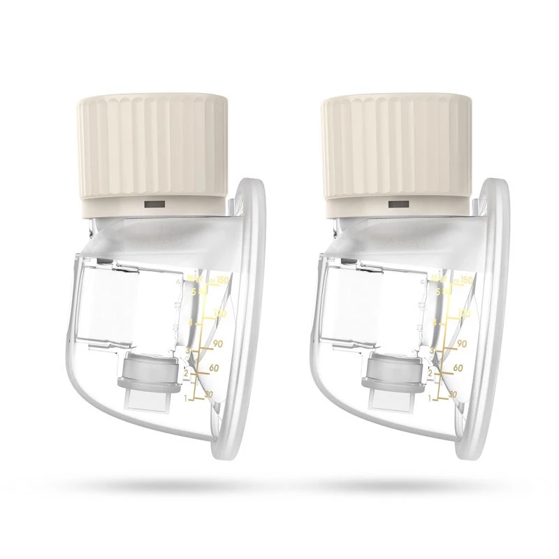 Elektrinis pientraukis neno VENTO TWIN belaidis, įkraunamas, dvigubas/dviejų krūtų režimas, LCD, 150 ml buteliukai, smėlio spalvos