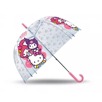 Permatomas skėtis Hello Kitty