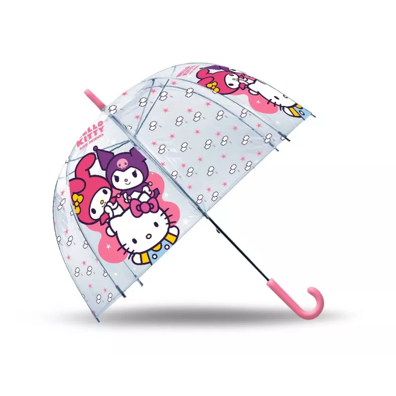 Permatomas skėtis Hello Kitty