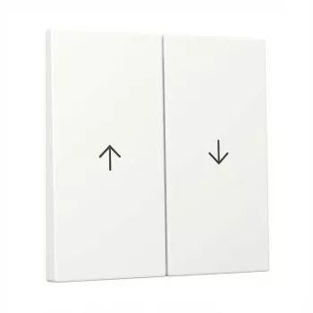gira jungiklio svirtelė 2-jų grupių rodyklė System 55 gryna balta (modelis 329427)