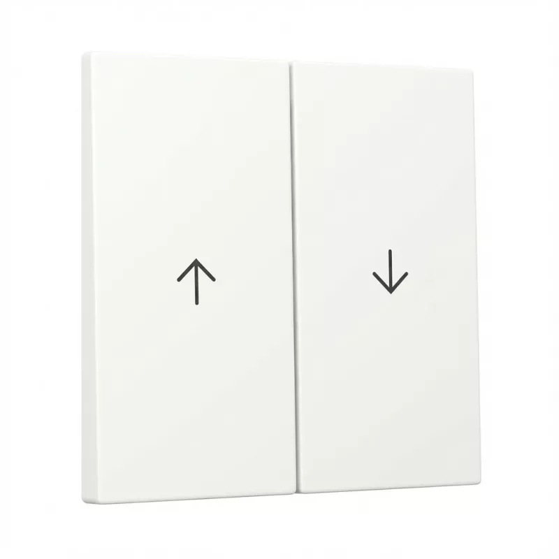 gira jungiklio svirtelė 2-jų grupių rodyklė System 55 gryna balta (modelis 329427)