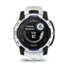 Išmanusis laikrodis GARMIN Instinct 2 45 mm, MIP 0,9 colio (176×176), GPS, saulės energija, silikoninis dirželis mėlynas/baltas