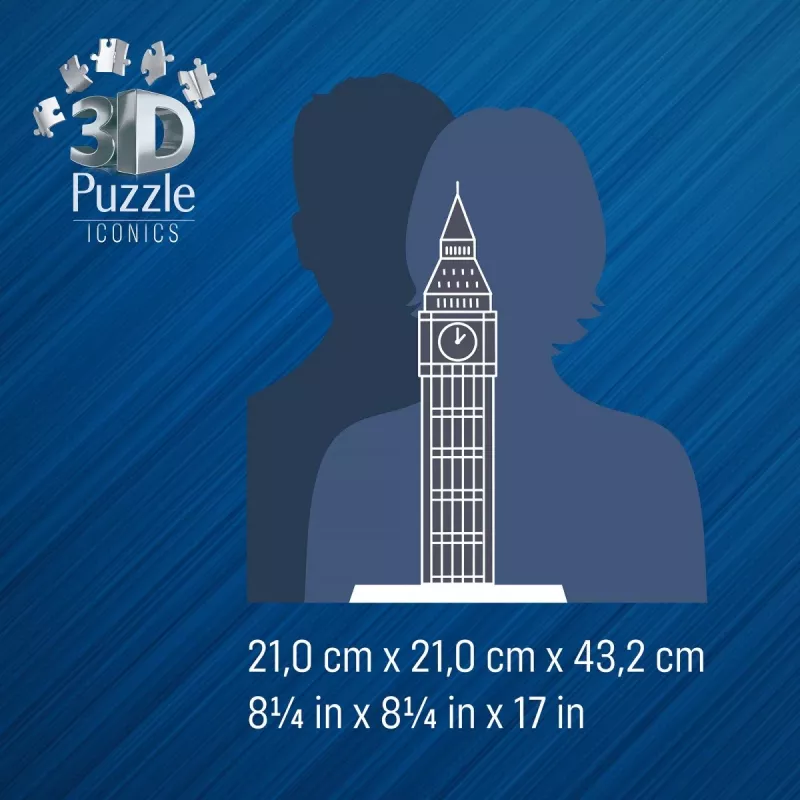 3D dėlionė Big Ben laikrodžio bokštas Londonas