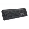 Belaidė pilno dydžio klaviatūra Logitech Master MX Keys S — Grafitinė, Bluetooth ir 2,4 GHz (Nano), USB-C įkraunama, apšviesta, QWERTY US International