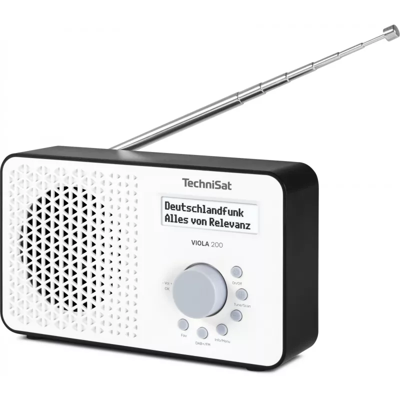 TV imtuvas TECHNISAT VIOLA 200 balta/juoda HD DVB‑S2