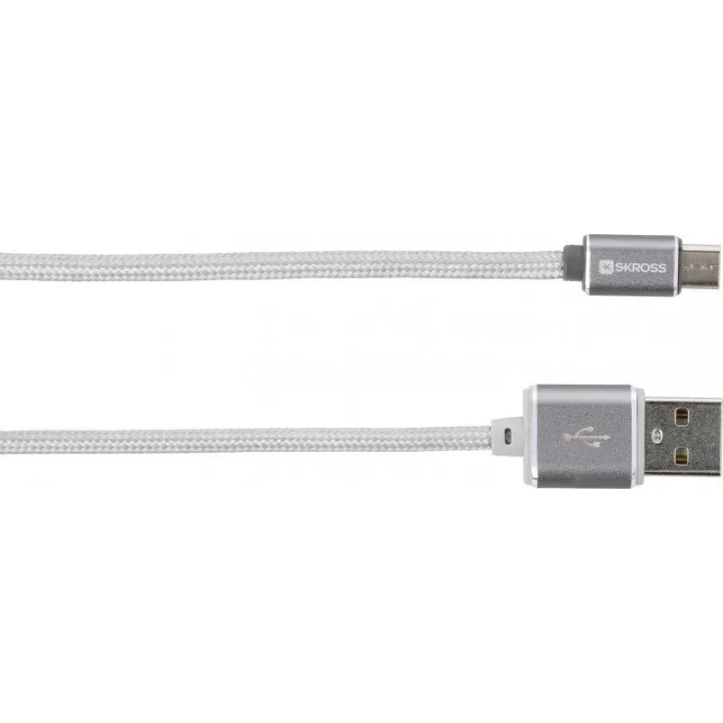 Skross 2.700240 1m USB A Micro-USB A baltas USB laidas (72665)