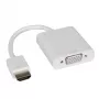 HDMI-VGA adapterio kabelis, HDMI ST - VGA BU 0,15 m, 0,15 m, VGA D-Sub , HDMI A tipo standartinis