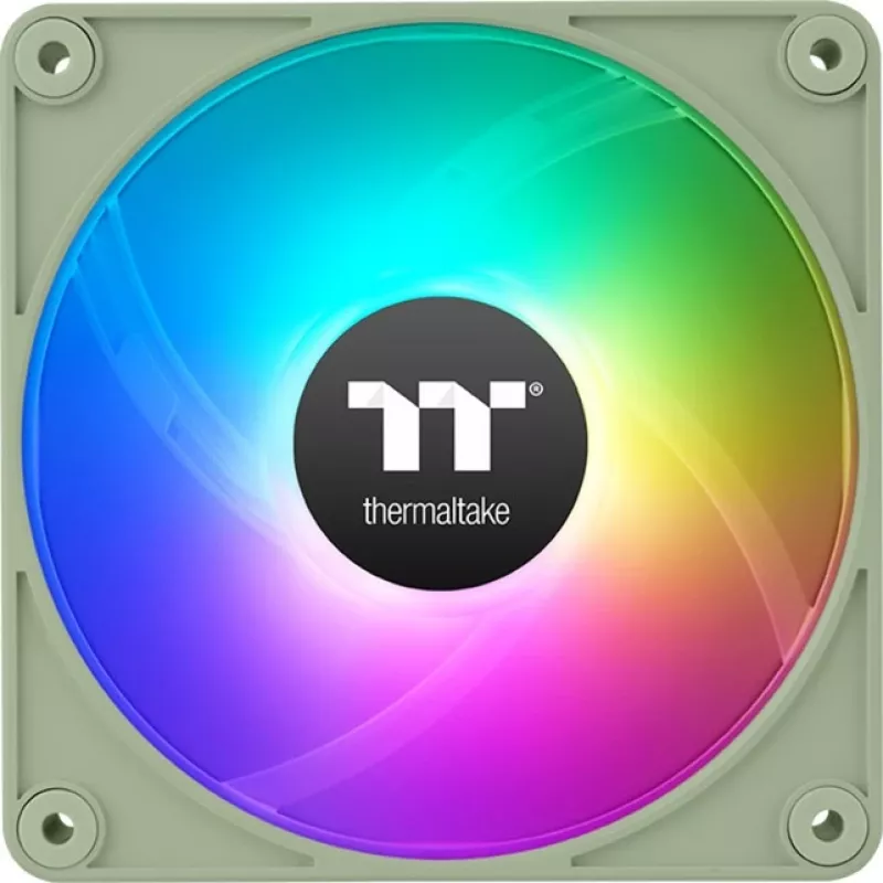 Thermaltake CT120 EX Reverse ARGB Sync 120mm 3 vnt. korpuso ventiliatoriai - Matcha Green