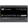 Thermaltake ToughPower GX3 - Maitinimo blokas (vidinis) - ATX12V 3,0 - EPS12V - 80 PLUS Gold - AC 100-240 V - 850 W - Juoda (PS-TPD-0850NNFAGE-3)