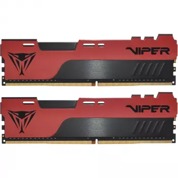 DIMM 32 GB DDR4-3600 (2x 16 GB) Dual-Kit, atmintis raudona/juoda, PVE2432G360C0K, Viper Elite II, INTEL XMP